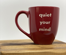 Load image into Gallery viewer, Follow-Your-True-North-Mug-red-quiet-your-mind