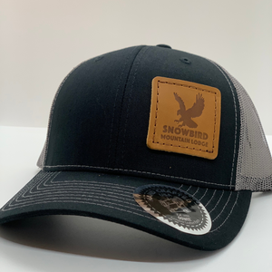 Snowbird Leather Patch Hats - SML Eagle Blue