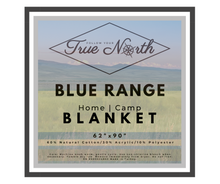 Load image into Gallery viewer, Follow Your True North Blue Range Blanket
