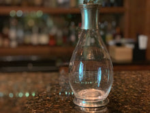 Load image into Gallery viewer, Pewter and Glass Tall Wine Carafe