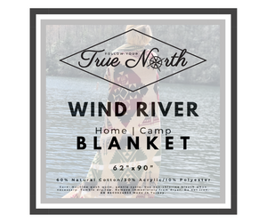 Follow Your True North Wind River Blanket